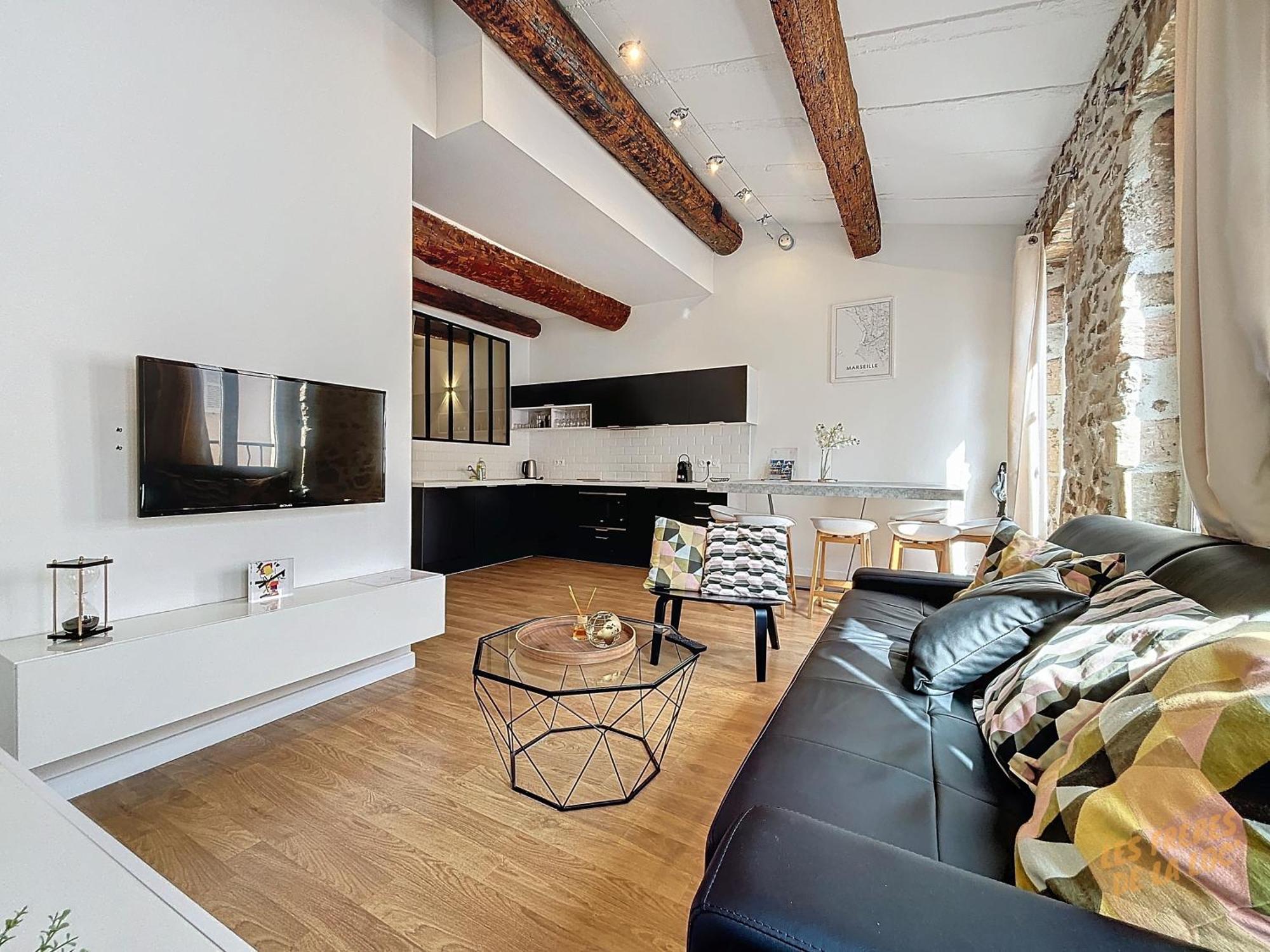 Charmant Appartement Au Vieux-Port - Climatisation - Les Freres De La Loc' マルセイユ エクステリア 写真